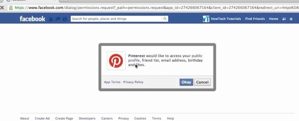 pinterest login username and password