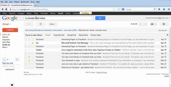 How To View The Unread Messages In Gmail Howtech