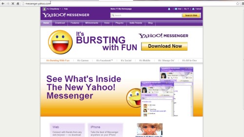 yahoo messenger login