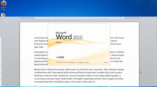 open document with Word