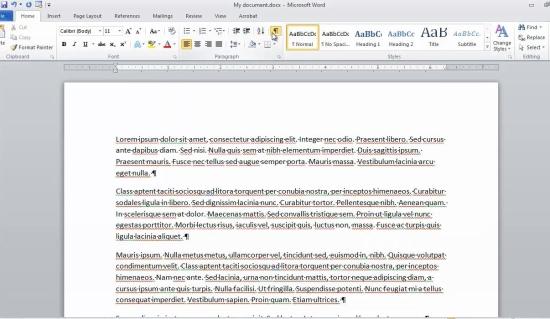 how to delete a section break in word on mac