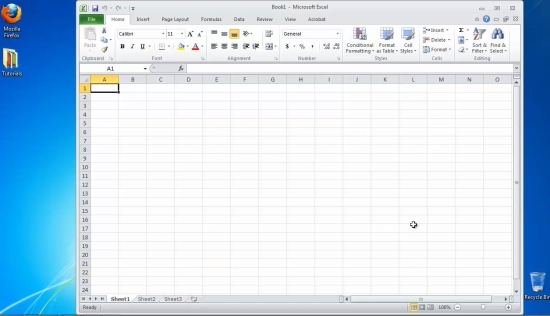 open Excel