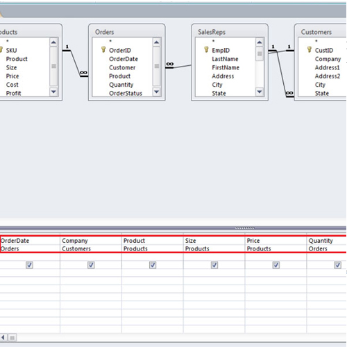 Copy data from the tables