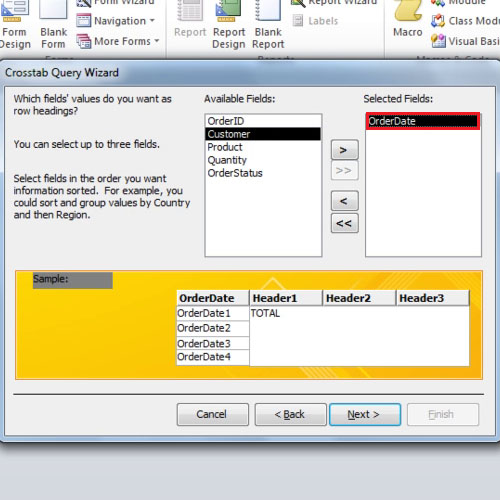 How To Create A CrossTab Query In Microsoft Access HowTech How To Create A CrossTab Query In Microsoft Access HowTech