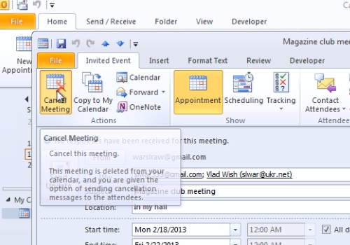 How to Cancel Outlook Calendar Invite HowTech