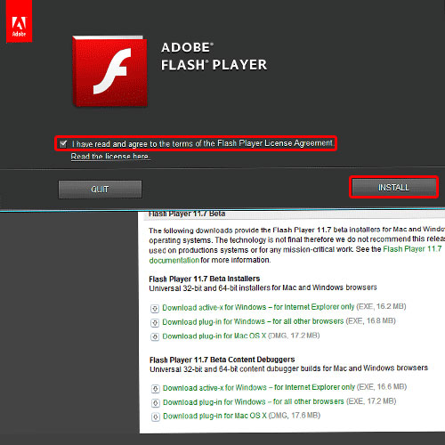 install flash player free download