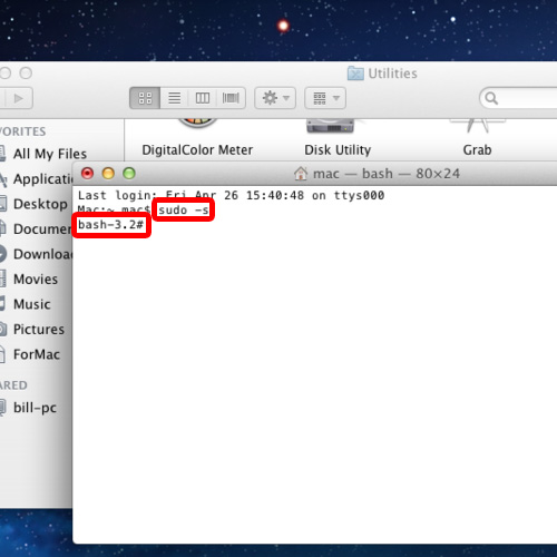 mac restart finder