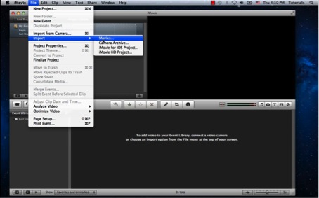 import youtube video to imovie