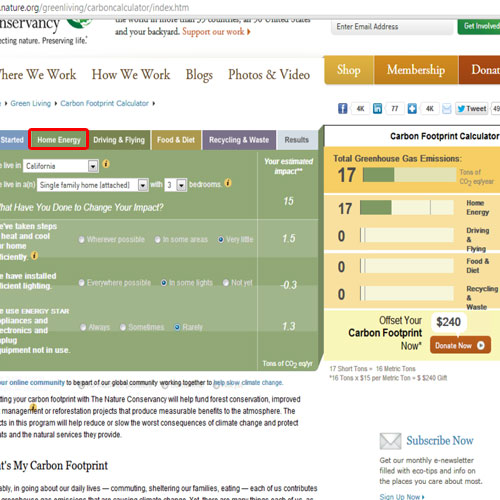 Home Energy Impact