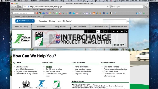 paying illinois tolls online