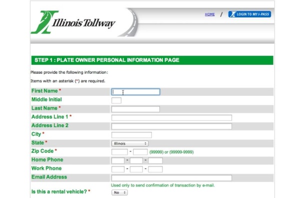 pay illinois tolls online