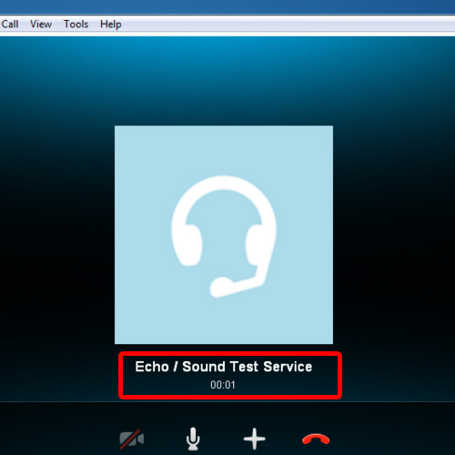 skype does mutual contact include echo sound test service