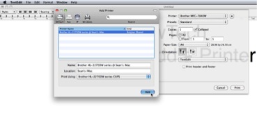 adding adobe pdf printer mac