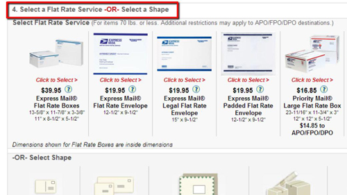 usps mailing costs