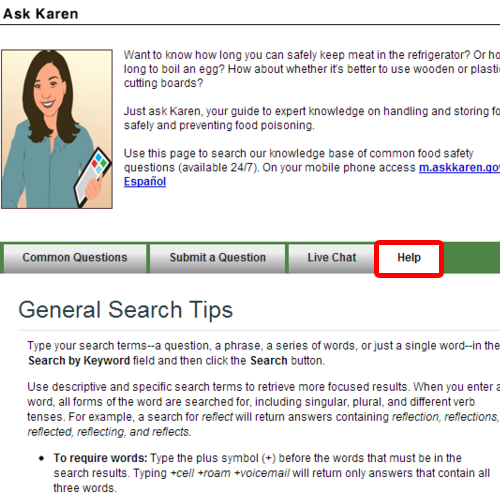 Learn about general search tips