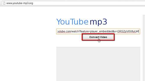 Converting the video to an Mp3