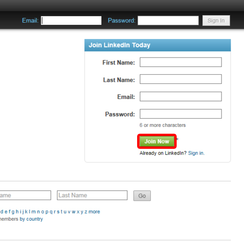 Join Linkedin today