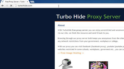 Using the Turbo Hide proxy