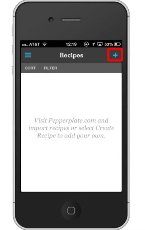 my recipes app iphone