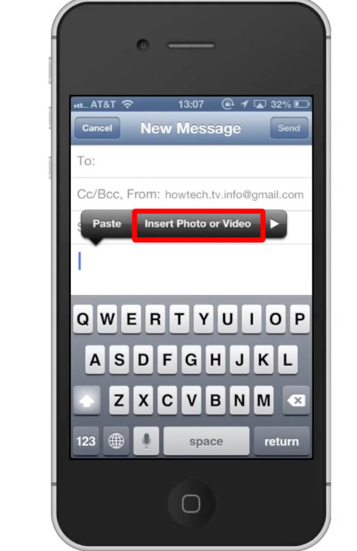 How to Attach File to iPhone Email | HowTech