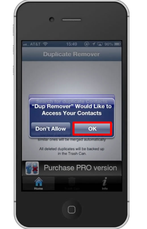 find duplicate contacts iphone