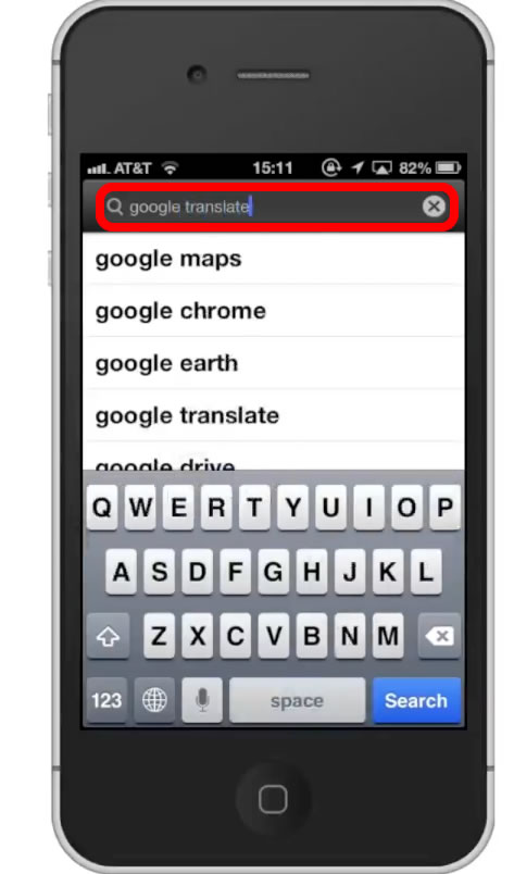 google translation app for iphone