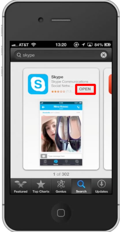 skype on iphone video call