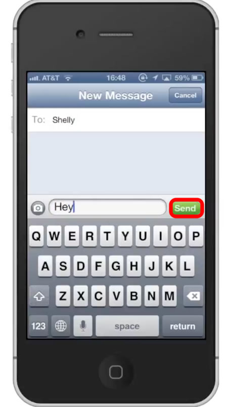 How to Send a Text Message from Your iPhone 4 | HowTech