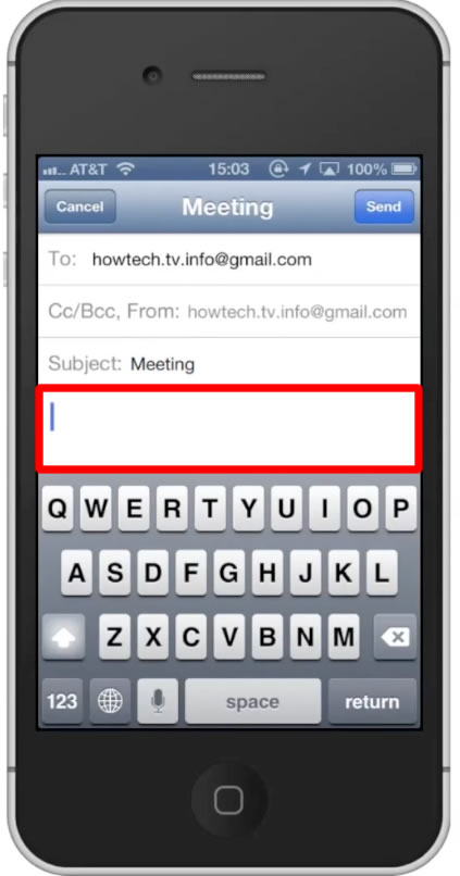 How To Send Email From Iphone Howtech