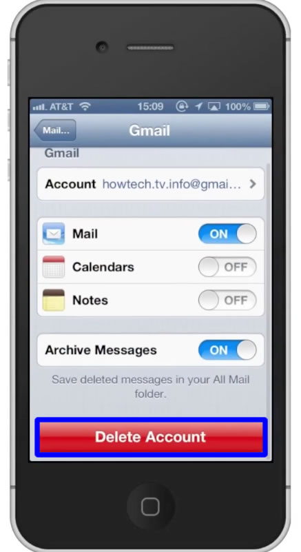 How To Set And Delete Email In Iphone Howtech