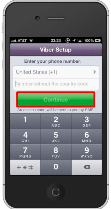 how to use viber in iphone