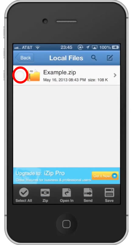 how to extract zip files on iphone