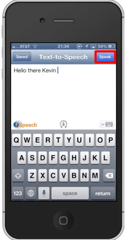 text to speech kindle app iphone