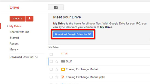 downloading Google Drive 80.0.1