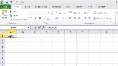 Generating a standard random number