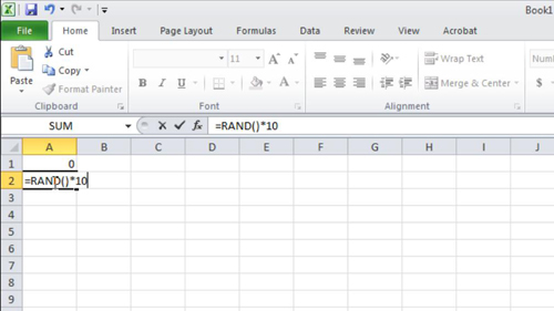 Specifying a range for the random number