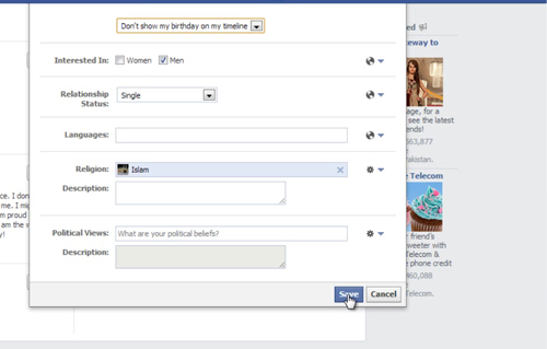 Accessing Facebook