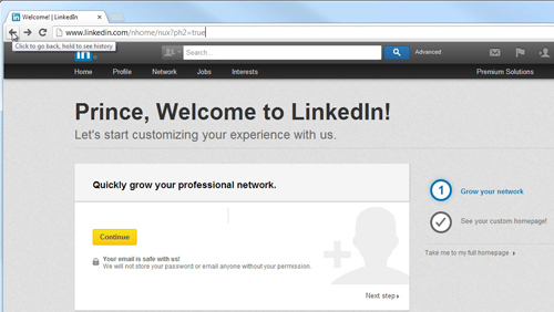 Get Access the LinkedIn