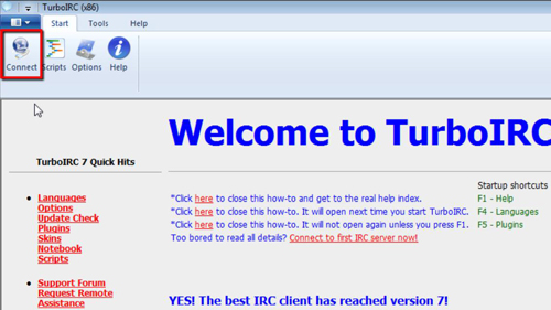 Using Turbo IRC