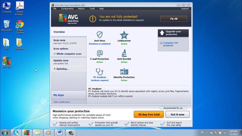 AVG offers excellent protection for home users at no cost