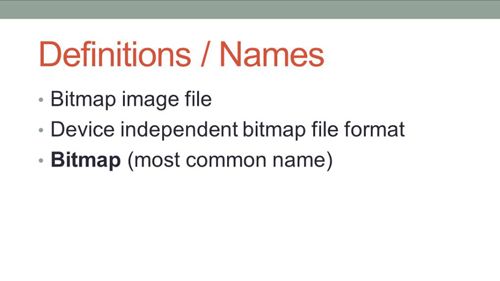 What is a bmp file