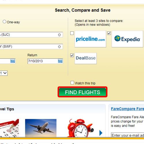 airline compare flights