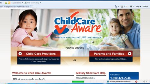 The child care website we will use