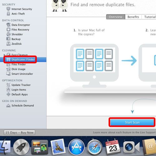 remove duplicate files mac