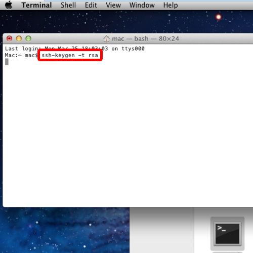 Как узнать ssh key mac os