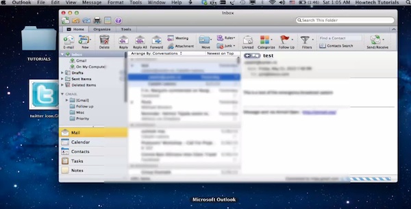 open Microsoft Outlook