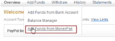 Enter the number of Moneypak