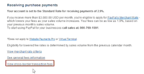 calculate paypal transaction fees