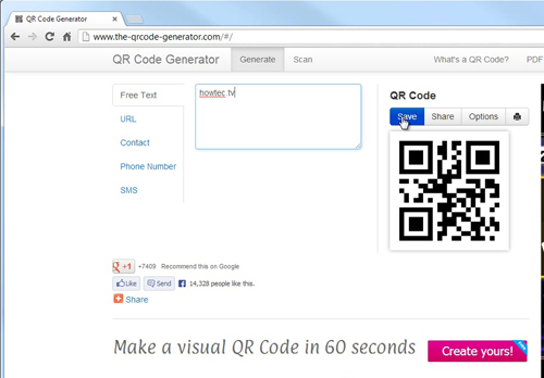 Uses of QR and to generate codes