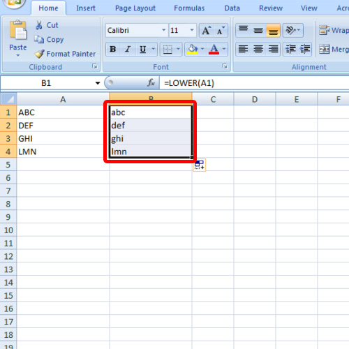 excel for mac 2011 upper caps